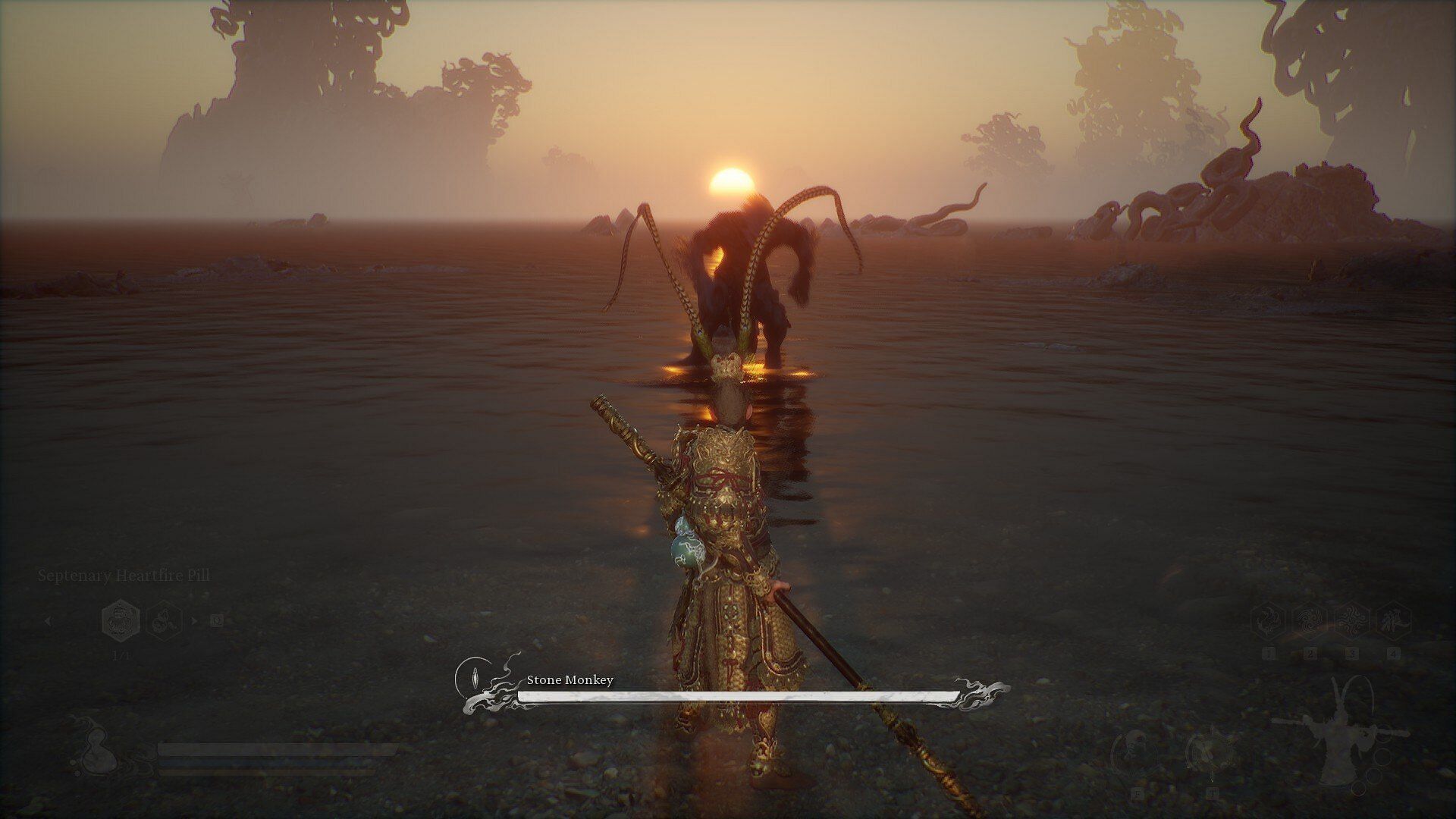 The Stone Monkey is just the first part of Black Myth Wukong's final boss encounter (Image via GameScience)